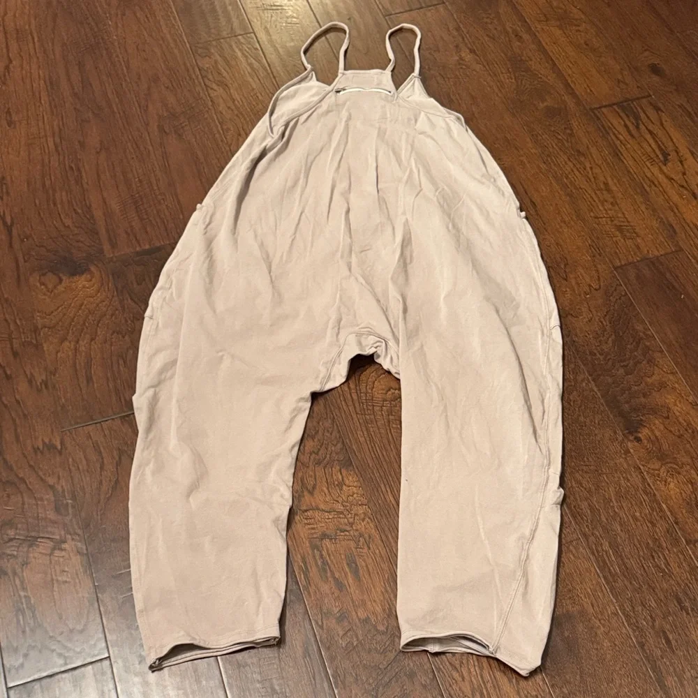 Free People Khaki Tan FP Movement Hot Shot Onesie